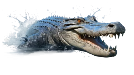 Poster crocodile on transparent background © PNG CITY