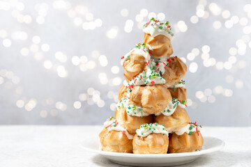 Croquembouche for Christmas