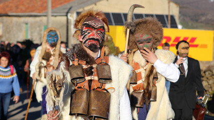 Zamarrones, Carnaval de Lanchares, Cantabria, España
