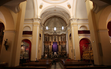 Fototapeta premium Iglesia de San José de Calasanz, Granada, Andalucía, España