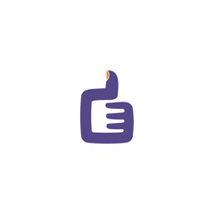 Hand, thumb logo, ok, sign, Logo Design, Brand Identity, flat icon, monogram, business, editable, eps, royalty free image, corporate brand, creative 