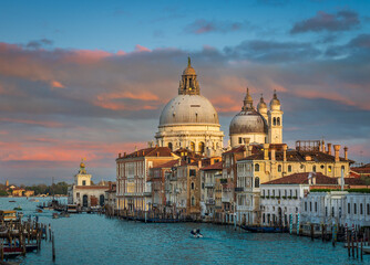 Basilica on the Grand Canal in Venice, Italy - 662472548
