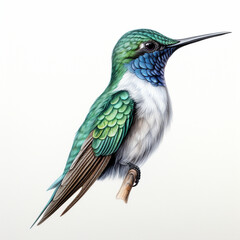 Fototapeta premium humming-bird portrait
