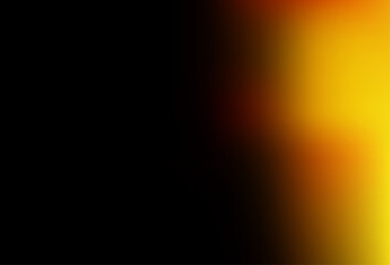 Dark Yellow, Orange vector blurred bright template.