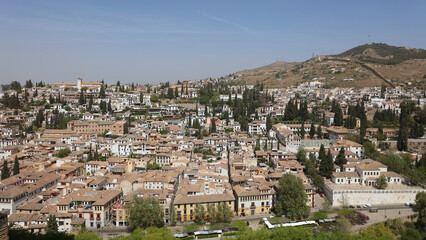 Panorámica desde la Alhambra, Granada, España