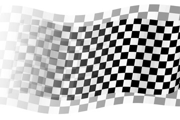 flat racing checkered flag background vector