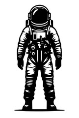 astronaut vector Isolated on white background