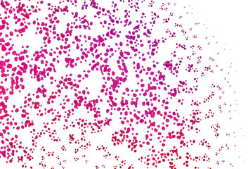 Fototapeta premium Light Purple, Pink vector template with bubble shapes.