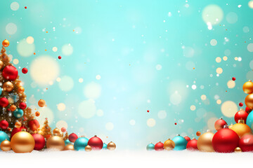 Christbaum - Weinachtsdekoration - Hintergrund