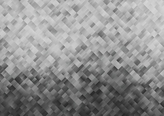 Light Silver, Gray vector pattern in square style.