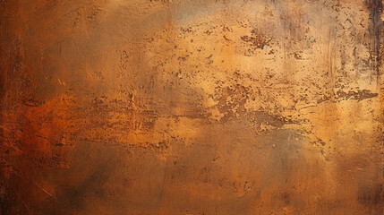 old grunge copper bronze, rustic texture, copper background, texture of a vintage orange,bronze, gold metal - obrazy, fototapety, plakaty