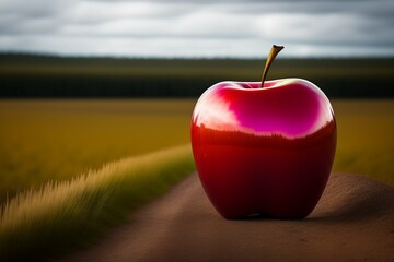 Obraz premium apple in the feilds