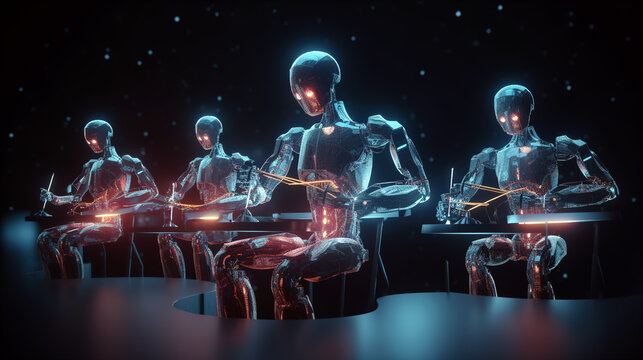 Digital Orchestra, generative ai © Dieter Holstein