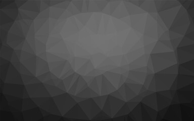 Obraz premium Dark Silver, Gray vector low poly layout.