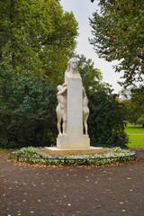 Schiller Denkmal in Leipzig, Sachsen, Deutschland