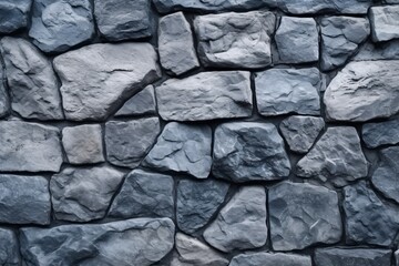 Fototapeta premium Black stone wall texture. Abstract background for design with copy space.