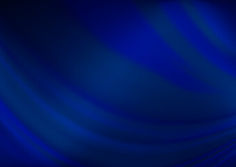 Fototapeta premium Dark BLUE vector blurred shine abstract template.