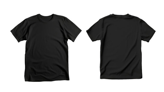 Plain black t shirt download discount