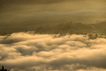 mountain fog