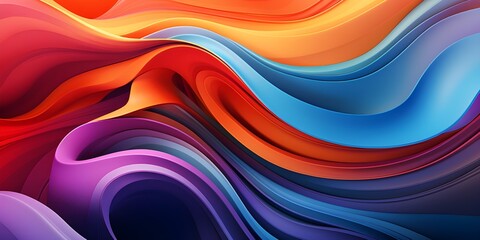 abstract colorful background with waves