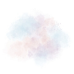 Watercolor splash ink stain paint background