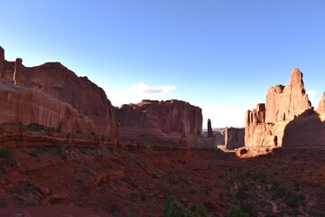 View at Arches National Park in Utah