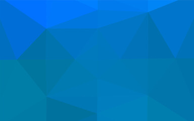 Obraz premium Light BLUE vector blurry triangle template.