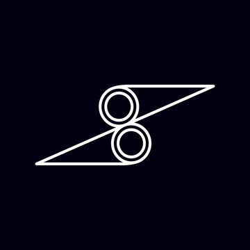 Monograms between Z8 or 8Z form Pipes and paper rolls.