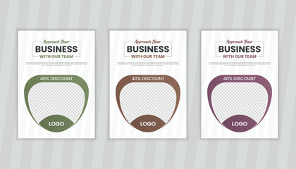 Corporate Brochure Cover Design and Business book Cover Design Template