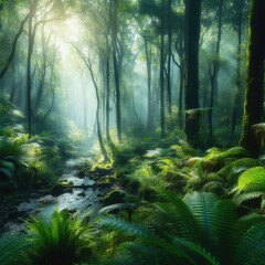 Lush and Enchanting Forest