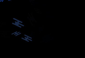 Dark BLUE vector pattern with narrow lines.
