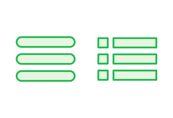 Obraz premium Menu Icon set. web menu icon. hamburger menu symbol