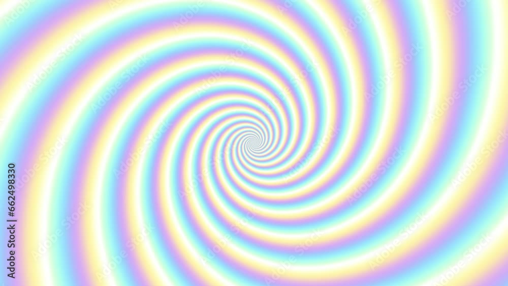 Poster Endless abstract spiral. Seamless looping footage 4k. Abstract loop background