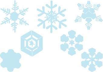 美しく冷たい雪の結晶