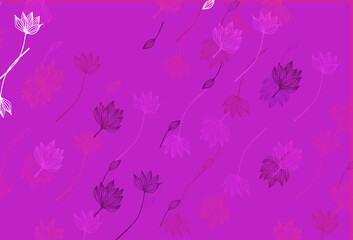 Fototapeta na wymiar Light Purple vector doodle layout.