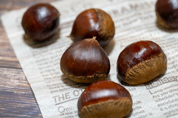 美味しそうな栗