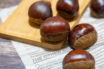 美味しそうな栗