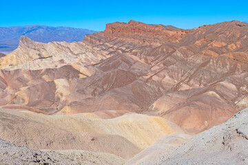 Colorful Sediment Layers in Death Valley