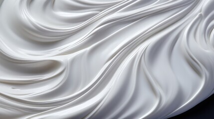 White cream texture for applying the face skin and body on background. white lotion for advertising Beauty skin care products. advertisement cream, milk, cheese, yogurt