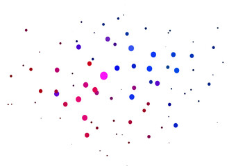 Light Blue, Red vector texture with disks.