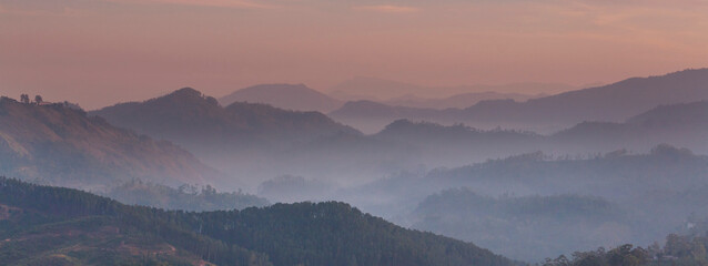 Mountains on Sri Lanka