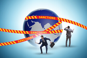 Concept of global political and economic sanctions