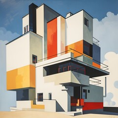 Abstract building illustration