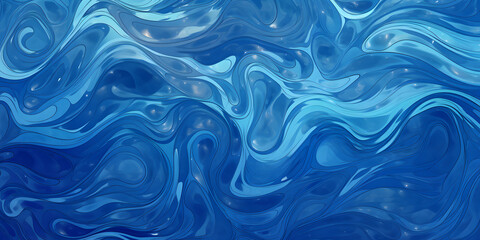 Fototapeta na wymiar Blue Rippling Water Pattern, Wobble paste texture