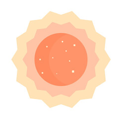 cartoon space sticker