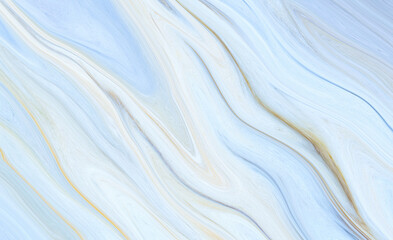 Obraz premium Marble rock texture blue ink pattern liquid swirl paint white dark that is Illustration background for do ceramic counter tile silver gray that is abstract waves skin wall luxurious art ideas concept.