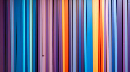Obraz premium Vivid Vertical Stripe Background: Multicolored Linear Striped Lines Compositions with Orderly Arrangements
