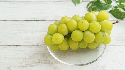 日本産のシャインマスカット