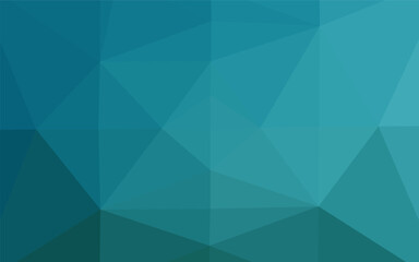 Obraz premium Light BLUE vector shining triangular pattern.