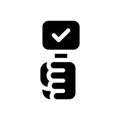 bid glyph icon
